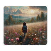 Durch die Blüten - Abenteuerweg Schneidebrett (Vorderseite)