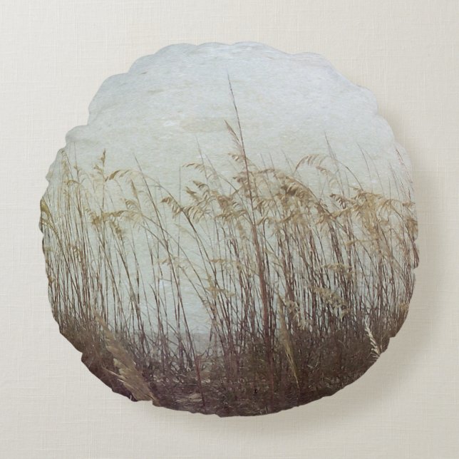 Durch die Dünen II Rundes Kissen (Vorderseite)