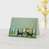 Durch die Felder Karte (Gelbe Blume)