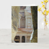 Durch die Felsen - PETRA Karte (Gelbe Blume)