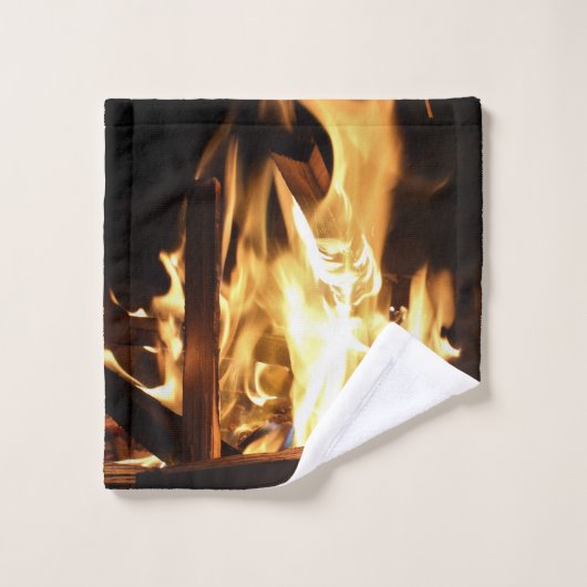 Durch die Flammen Badhandtuch Set (Waschlappen)