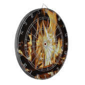 Durch die Flammen Dartscheibe (Vorderseite Links)