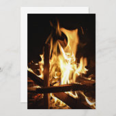 Durch die Flammen Einladung (Vorne/Hinten)