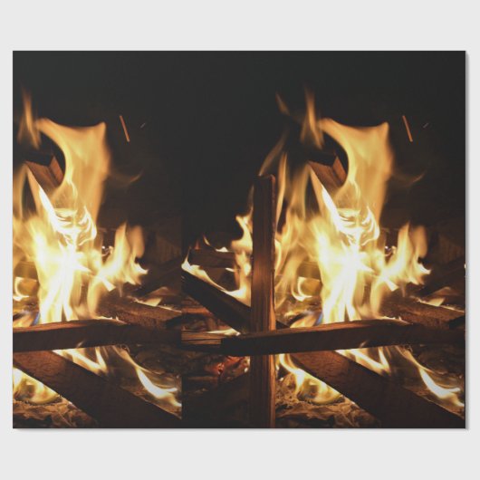 Durch die Flammen Geschenkpapier (Flach)