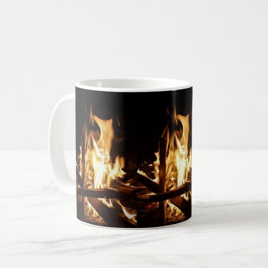 Durch die Flammen Kaffeetasse (Vorderseite Links)