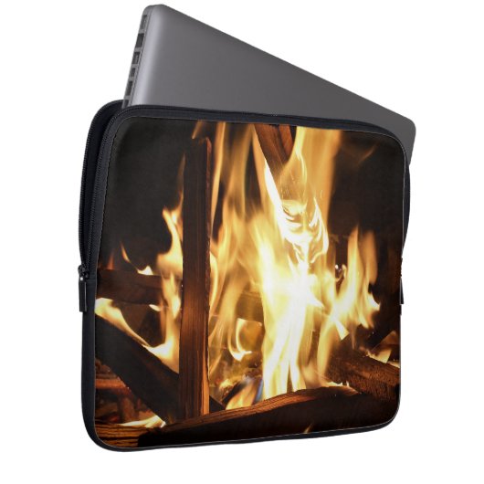 Durch die Flammen Laptopschutzhülle (Vorne Rechts)