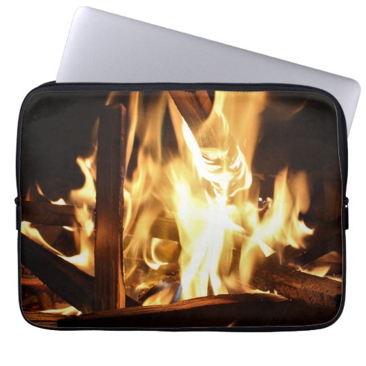 Durch die Flammen Laptopschutzhülle (Vorderseite)