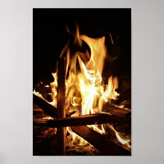 Durch die Flammen Poster (Vorne)