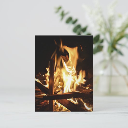 Durch die Flammen Postkarte (Stehend Vorderseite)
