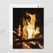 Durch die Flammen Postkarte (Vorne/Hinten)