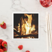 Durch die Flammen Serviette (Beispiel)