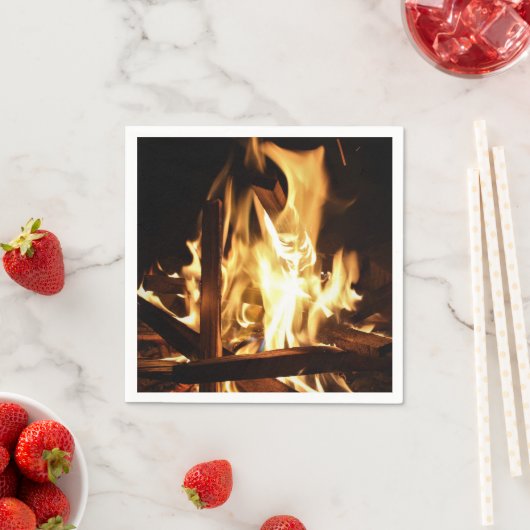 Durch die Flammen Serviette (Beispiel)