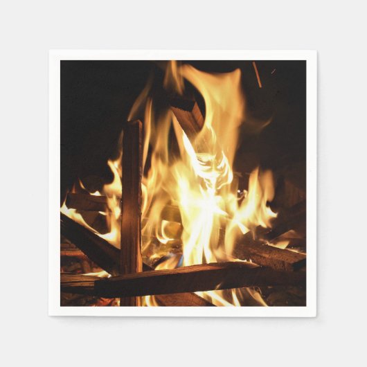 Durch die Flammen Serviette (Vorderseite)