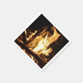 Durch die Flammen Serviette (Ecke)