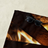 Durch die Flammen Strandtuch (Beispiel)