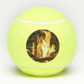 Durch die Flammen Tennisbälle (Rückseite)