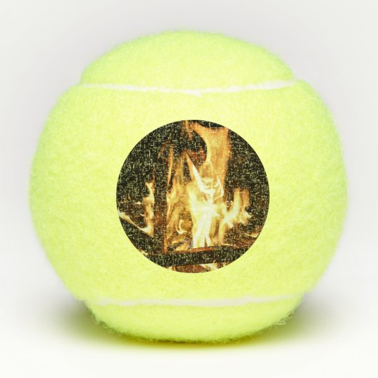 Durch die Flammen Tennisbälle (Vorderseite)