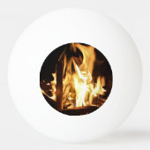 Durch die Flammen Tischtennisball (Rückseite)