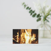 Durch die Flammen Visitenkarte (Stehend Vorderseite)