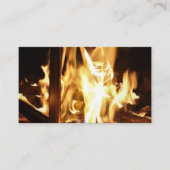 Durch die Flammen Visitenkarte (Vorderseite)