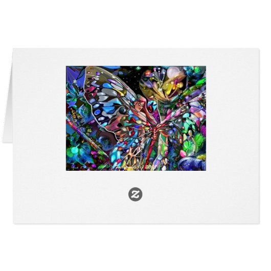 Durch die Flügel eines Schmetterlings (Rückseite Horizontal)