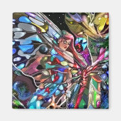 Durch die Flügel eines Schmetterlings Magnet (Vorne)