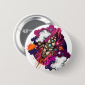 Durch die Galaxie Button (Vorne & Hinten)