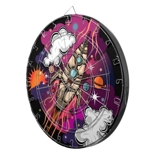 Durch die Galaxie Dartscheibe (Vorderseite rechts)