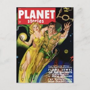 Durch die Galaxie fliegen Postkarte