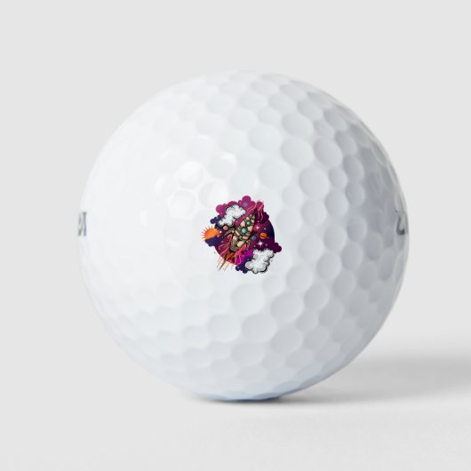 Durch die Galaxie Golfball (Vorderseite)