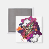 Durch die Galaxie Magnet (Vorderseite/Rückseite)