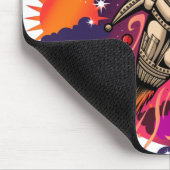 Durch die Galaxie Mousepad (Ecke)