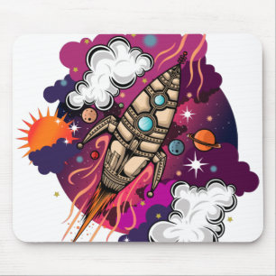 Durch die Galaxie Mousepad