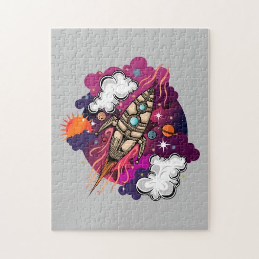 Durch die Galaxie Puzzle (Vertikal)