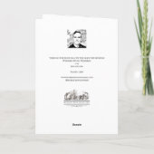 Durch die geschäftige Stadt... - Vielen Dank. Dankeskarte (Rückseite)