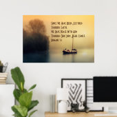 Durch die Glaubensrömer gerechtfertigt 5:1 Anointe Poster (Heimbüro)