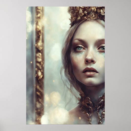 Durch die goldene SpiegelAlice Poster (Vorne)