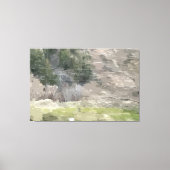 Durch die grüne, gesteppte Leinwand (Vorderseite)