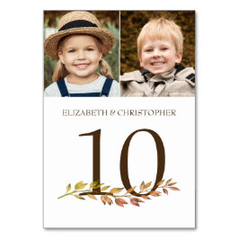 Durch die Jahre Fotos Hochzeit Tischnummer unterze