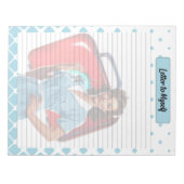 Durch die Krankenschule_ Brief an mich Notizblock (Vorderseite)