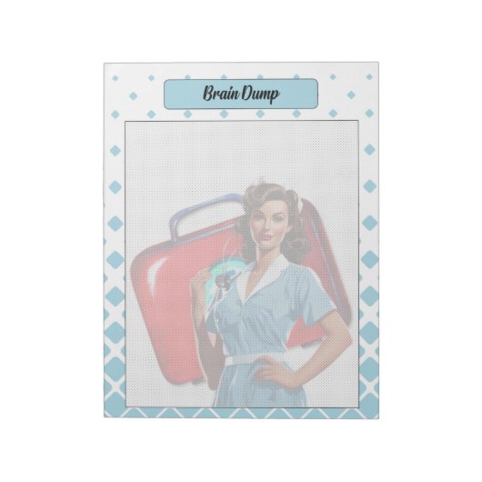 Durch die Krankenschule_ Gehirnstürme Notizblock (Rotiert)