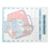 Durch die Krankenschule _ Interventionsbewertung Notizblock (Vorderseite)