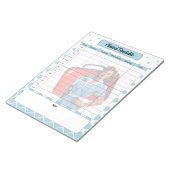 Durch die Krankenschule_ Klinische Tabelle Notizblock (angewinkelt)