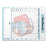 Durch die Krankenschule_ Klinische Tabelle Notizblock (Vorderseite)