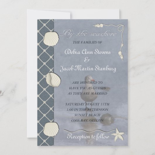 Durch die Küste Einladung (Vorderseite)