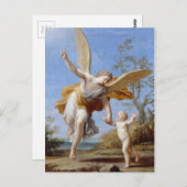 Durch die Küste Engel und Kind Postkarte (Vorne/Hinten)