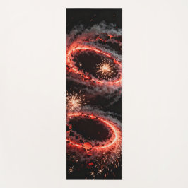 Durch die Luftfeuerpolizei wirbelnde Bergleute Yogamatte