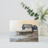 Durch die Nebelpostkarte Postkarte (Stehend Vorderseite)