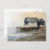 Durch die Nebelpostkarte Postkarte (Vorne/Hinten)