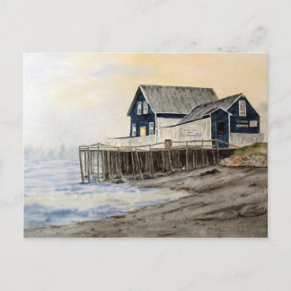 Durch die Nebelpostkarte Postkarte